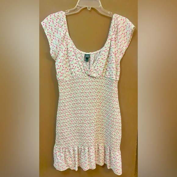 Wild Fable Floral Print Dress - Pink and White - Picture 12 of 14